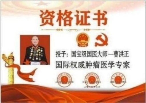 中国中医学家金质奖科学院首席院士 ——曹洪正